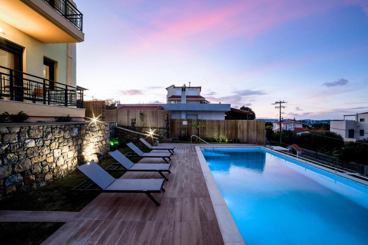 Siena Pool Villa Koskinou  Buitenkant foto